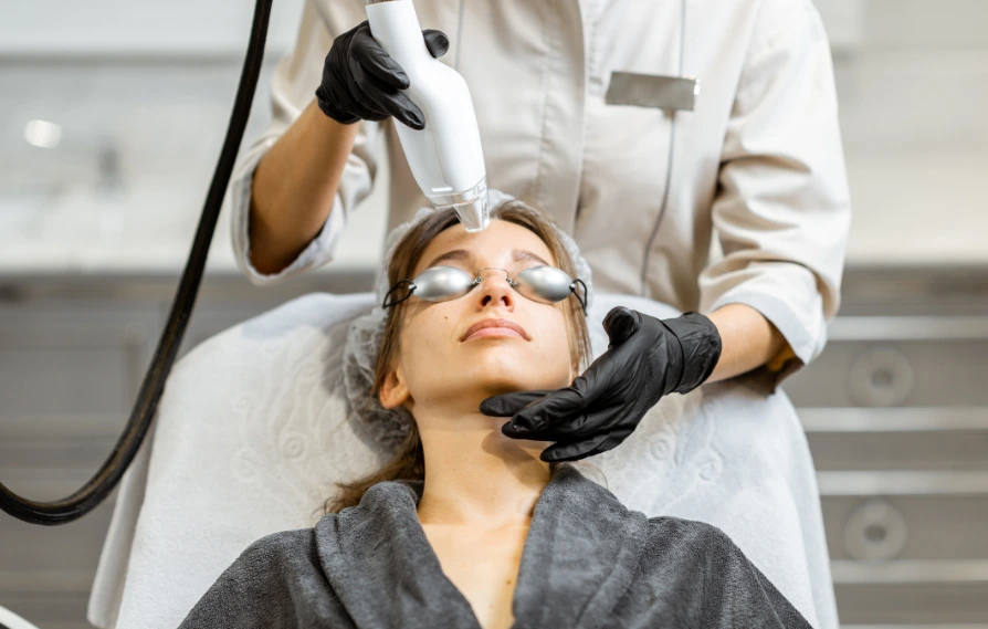 laser skin treatment at skin clinic