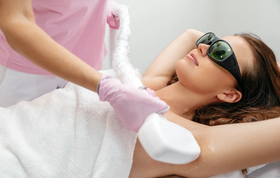 laser hair removal underarm treatment