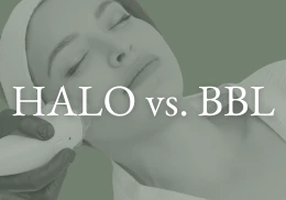 Halo vs BBL laser treatments