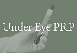 Microneedling tired eyes