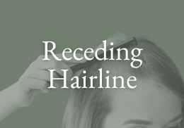 Man with thinning hair on the crown of his head