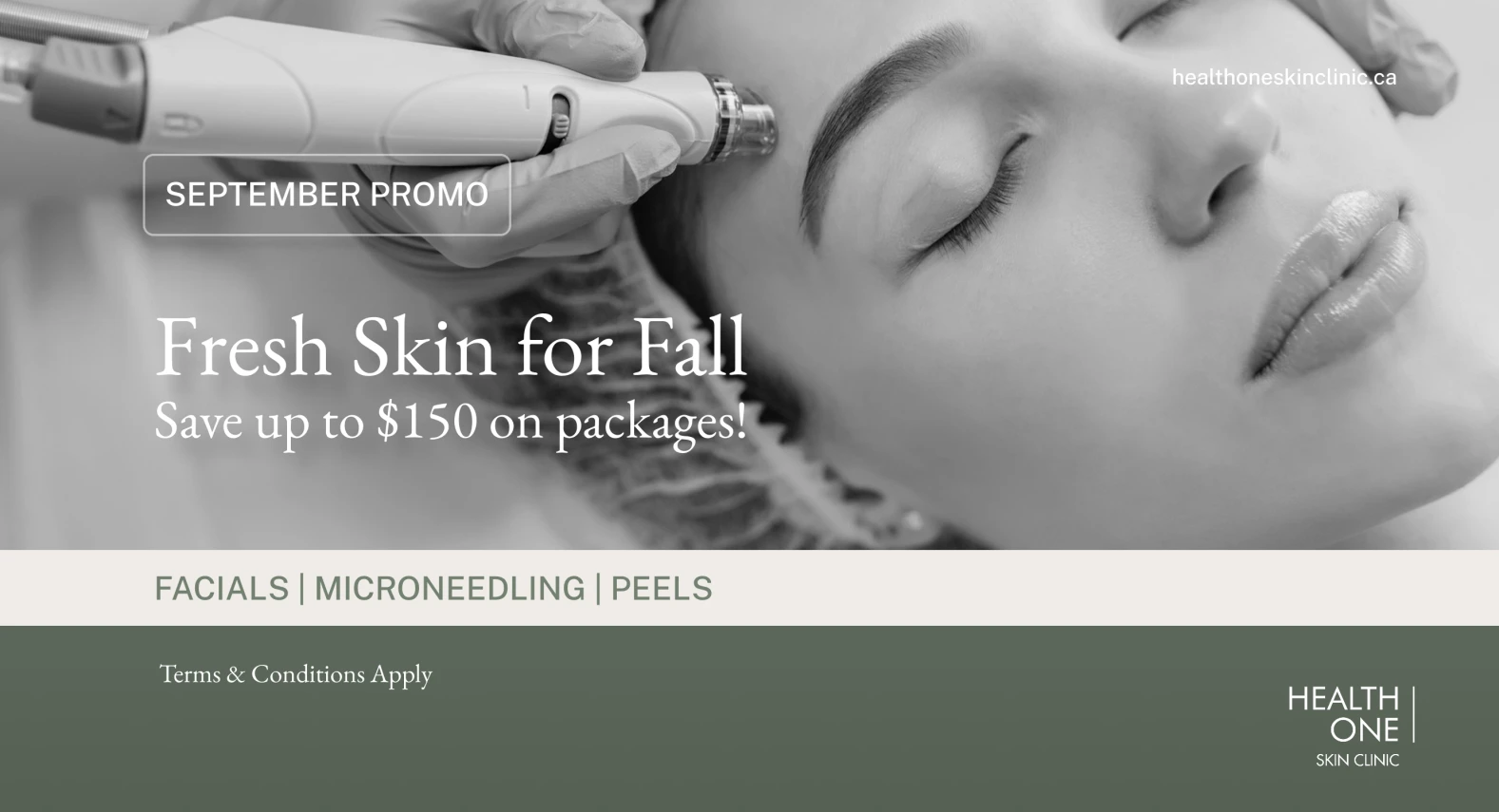 Fresh skin for fall promotion