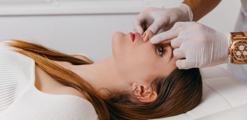 injectable liquid nose job by cosmetic surgeon