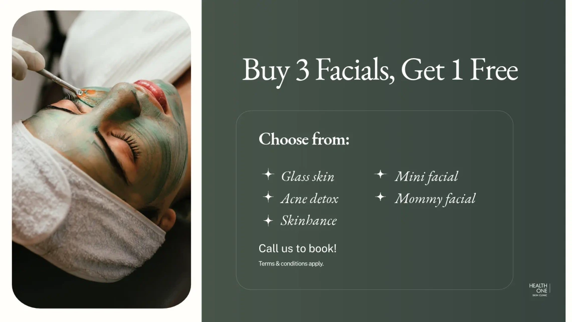 HealthOne Skin Clinic October promotion